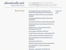 Tablet Screenshot of aboutcode.net